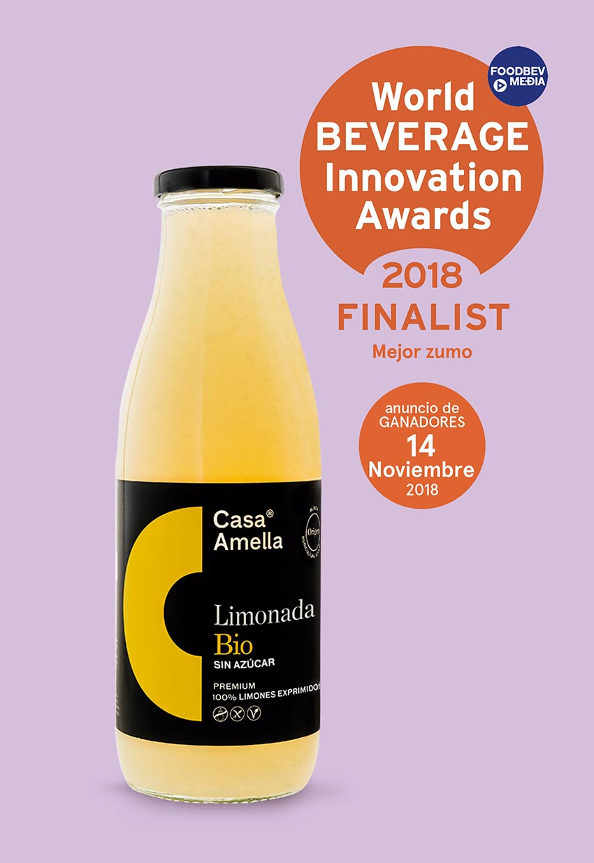 La limonada Bio sin azúcar, finalista al World Beverage Innovation Awards
